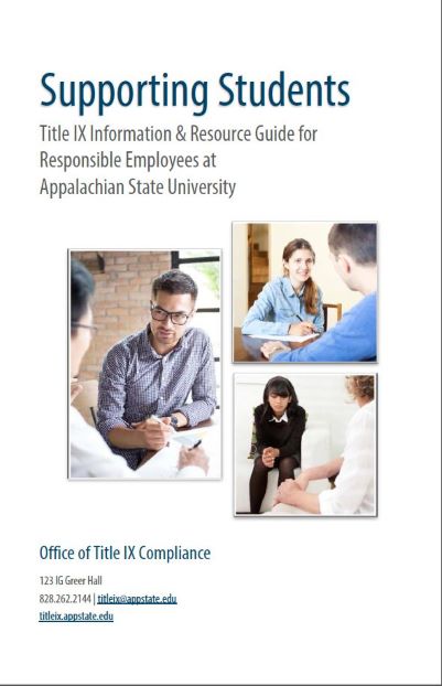 Supporting Students: Title IX & Resource Guide For Responsible ...